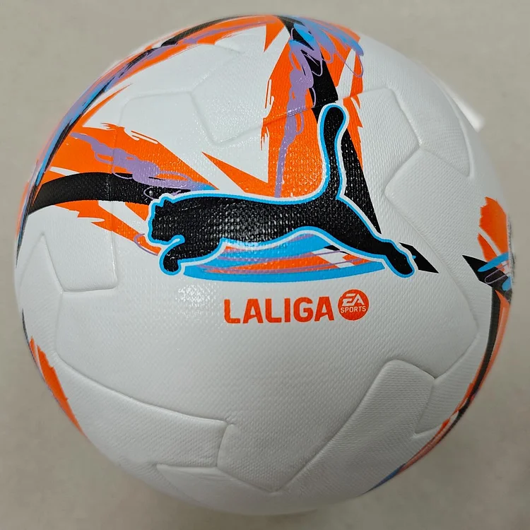 24/25 La Liga Puma Red Orange No. 5 Ball [Ships uninflated]
