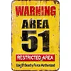 Warning 51 No Trespassing Military - Vintage Metal Signs - 20*30cm/30*40cm - Warning