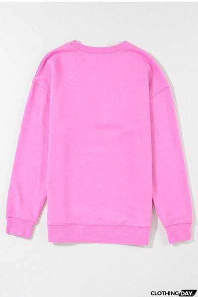 MAMA Round Neck Dropped Shoulder Sweatshirt