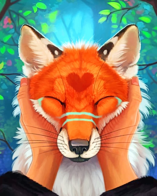 

Adorable Wolf – Paint By Numbers - 40*50CM, 501 Original