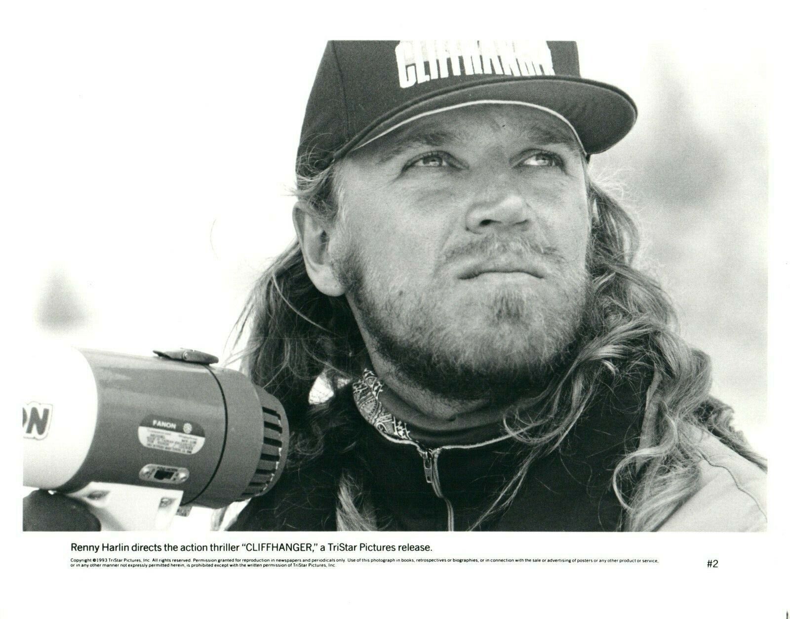 RENNY HARLIN Director CLIFFHANGER Movie 8x10 Promo Press Photo Poster painting 1993