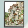 Flower House-14CT Stamped Cross Stitch 30*40cm/11.81*15.75in