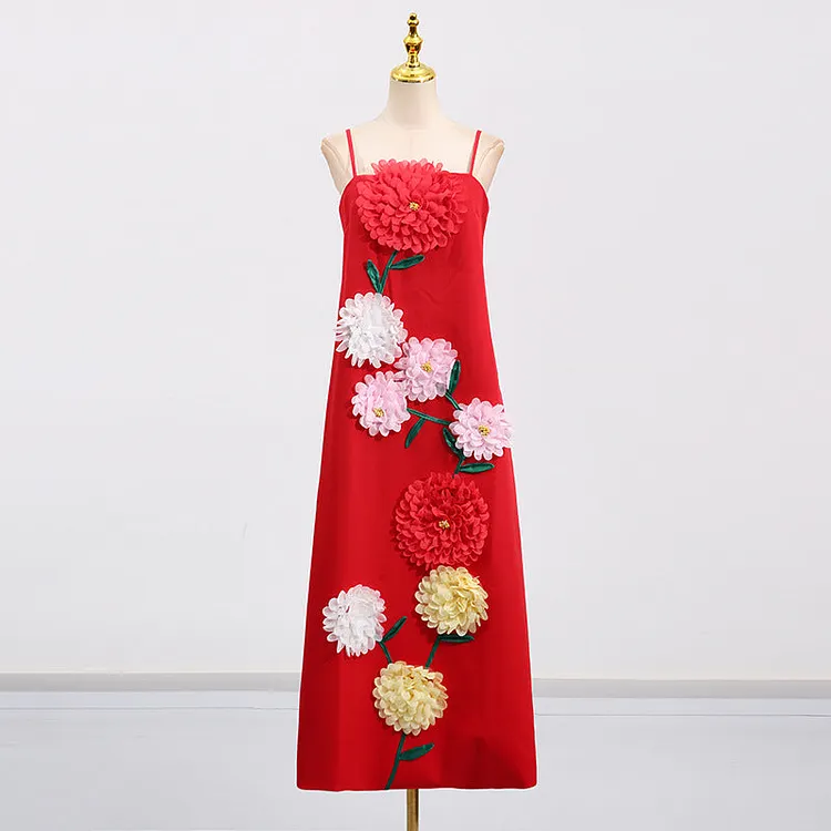 Palmer 3d Flower Designer Dress