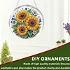 Kit d&eacute;coratif de soleil en diamant tournesol rond 7,87x7,87 pouces