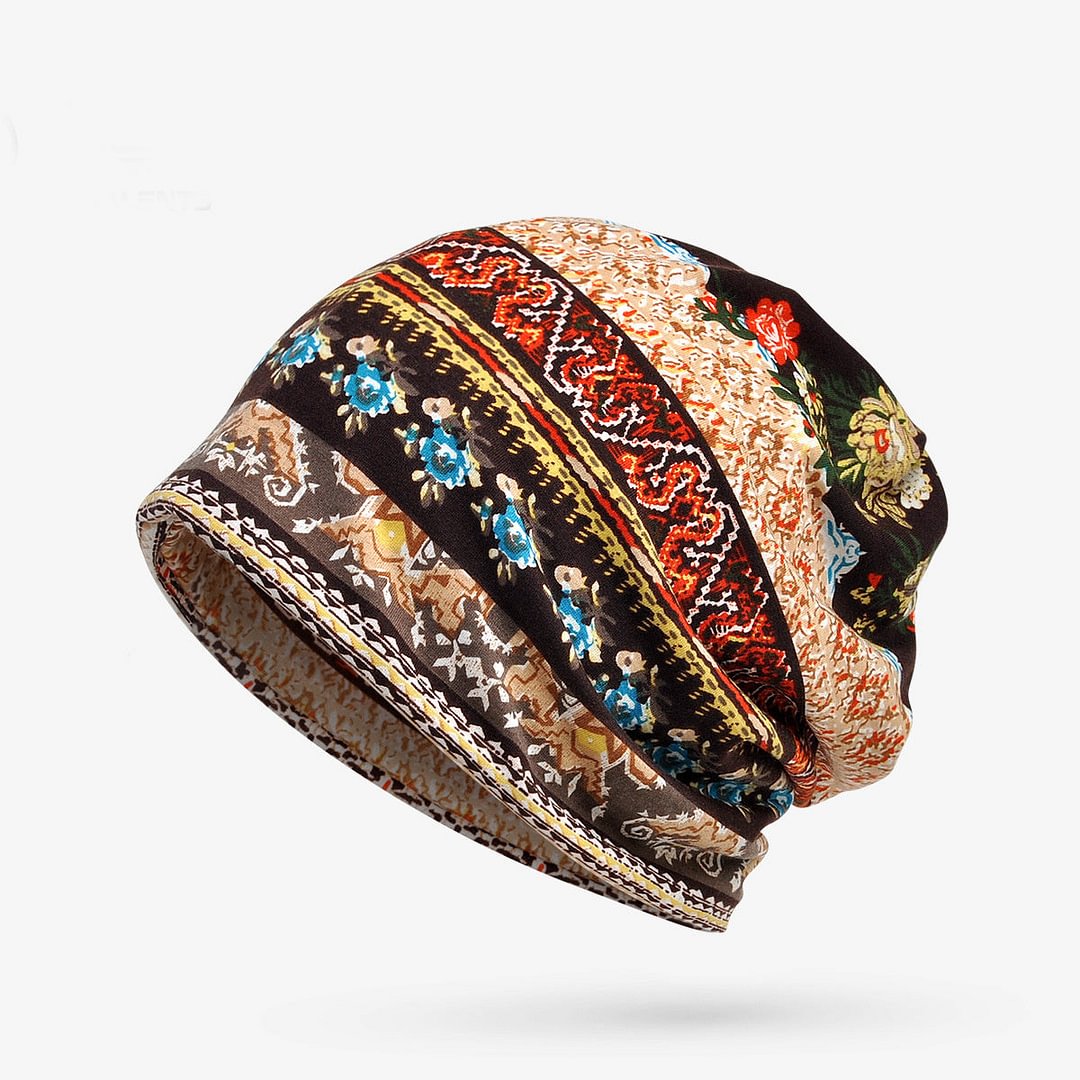 Women's Sport Floral Printed Baotou Hat