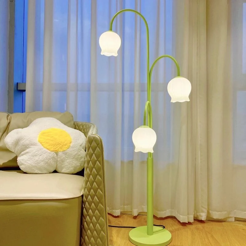 Lily Of The Valley Floor Lamp - Pink