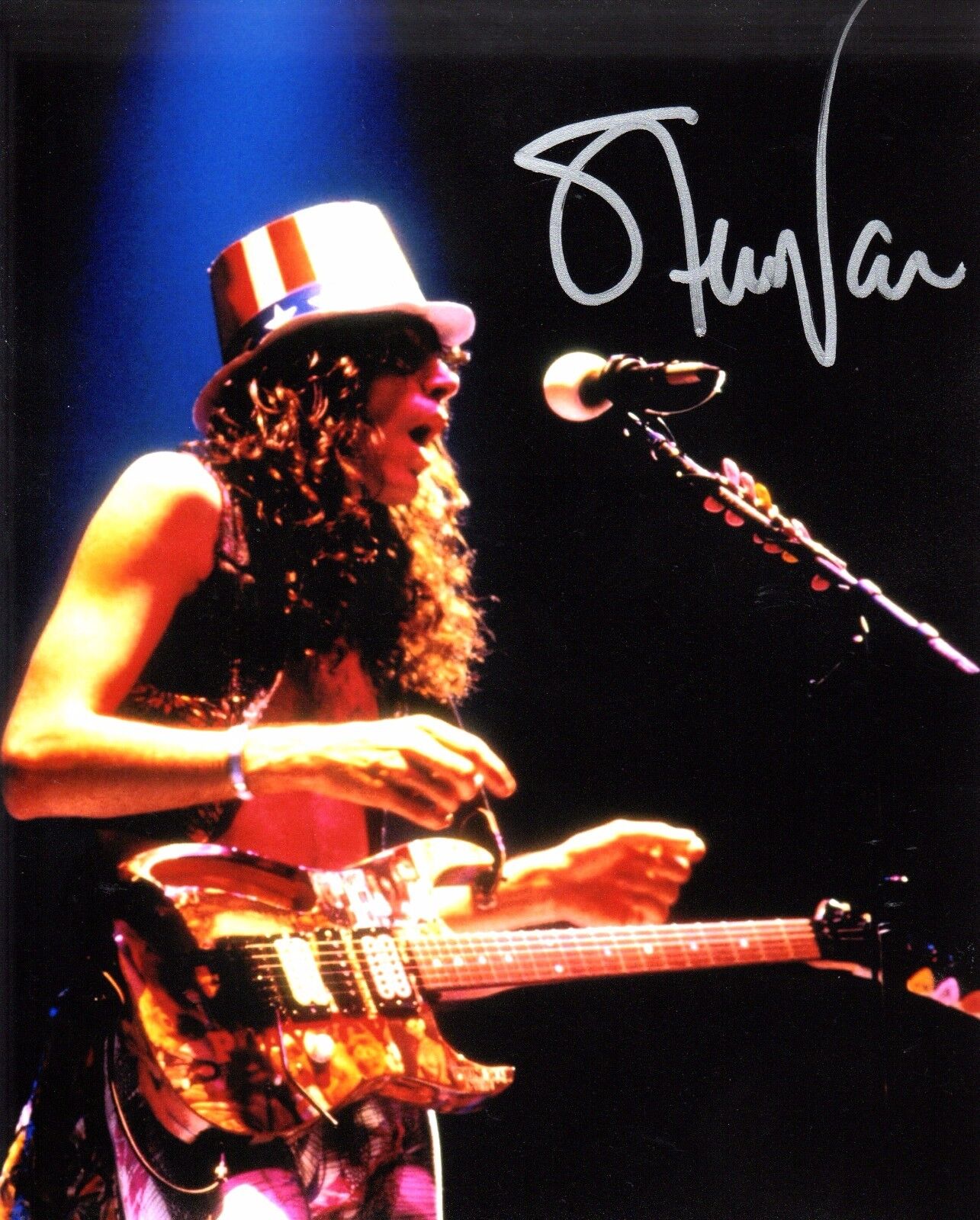 GFA World Top Guitarist * STEVE VAI * Signed Autograph 8x10 Photo Poster painting PROOF S4 COA