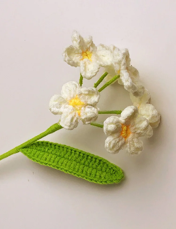 Hand Made To Your Mom Sister Aunt Friend Family Mother's Day Birthday Beautiful Forget-Me-Not Crochet Flowers