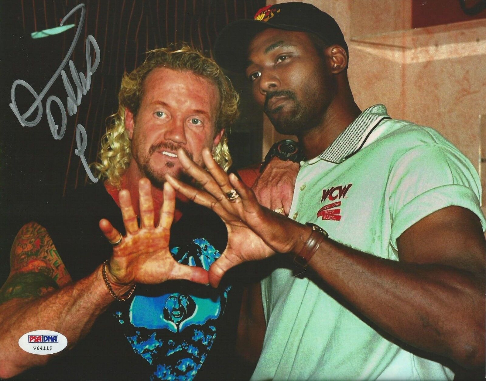 Diamond Dallas Page DDP Signed 8x10 Photo Poster painting PSA/DNA COA WCW WWE Auto w Karl Malone