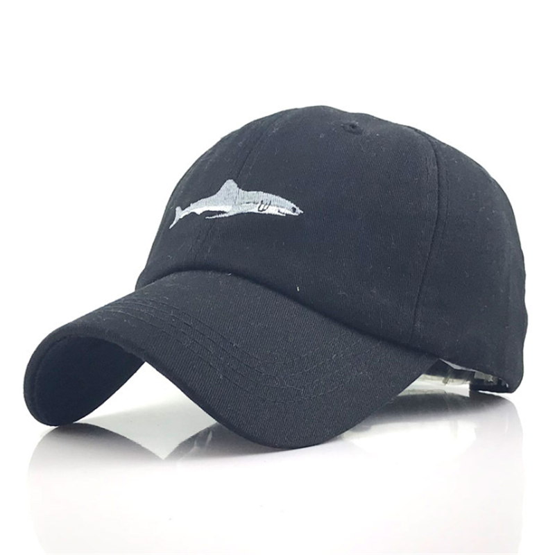 Shark embroidery baseball cap casual hat