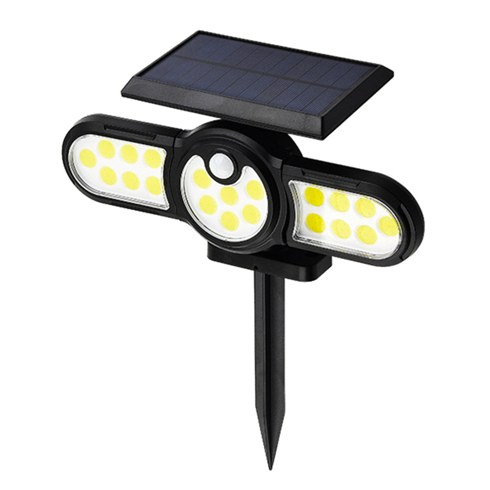 

Solar LED Plug Light Smart Sensor Rechargeable 3 Modes Waterproof Spotlight, 120led, 501 Original