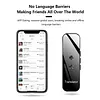 Language Translator Bidirectional Interpretation Tool Rechargeable Real-Time Translation Machine Supports 144 Languages Portable Intelligent Translators for Learning Travel Businesses