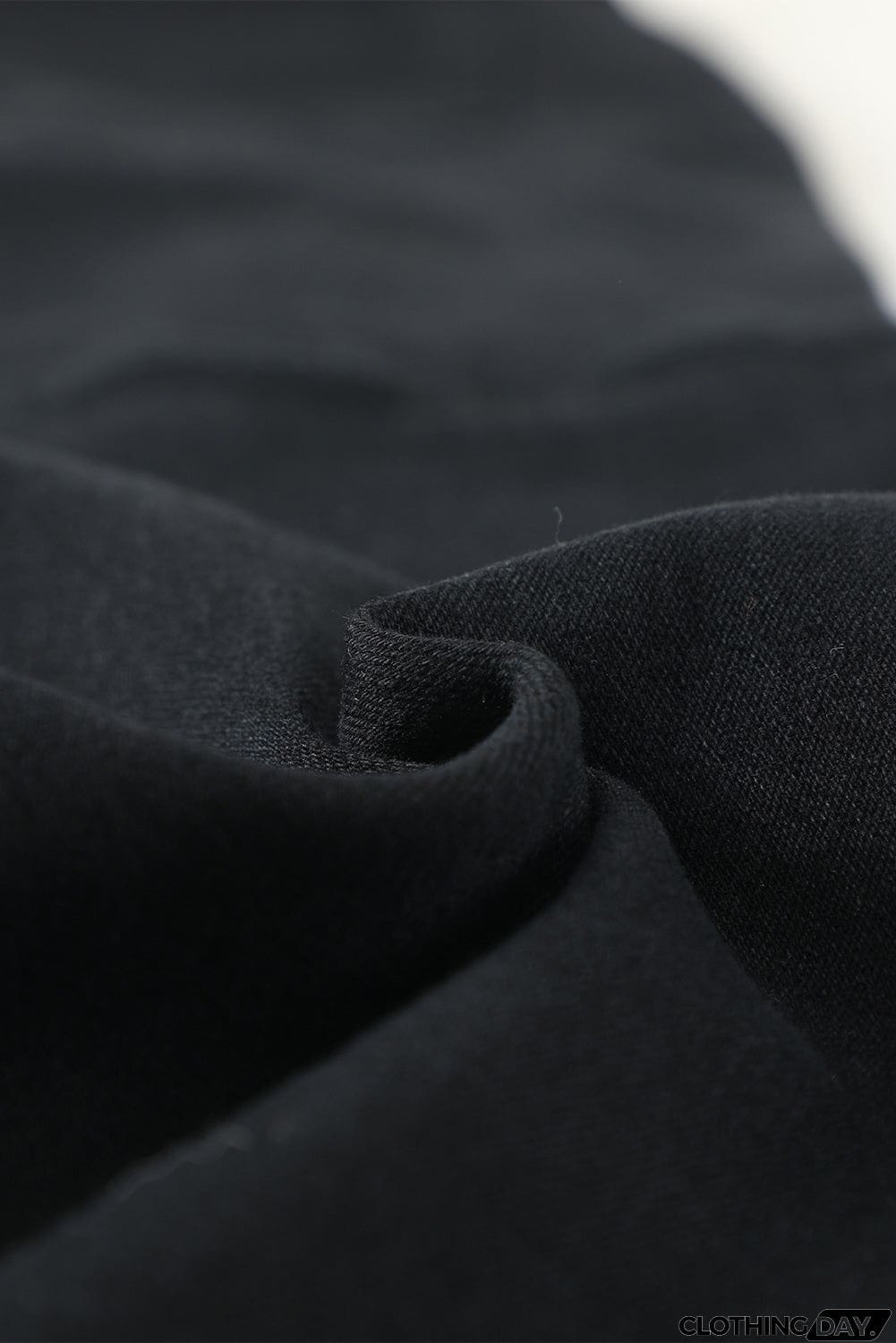 High Waist Pockets Bell Jeans