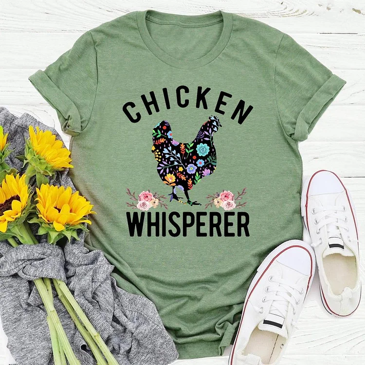 Chicken whisperer Village LifeRetro Tee -05768