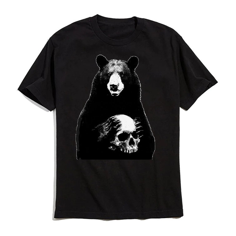 Bears and Skulls T-shirt Unisex Graphic Tee 
