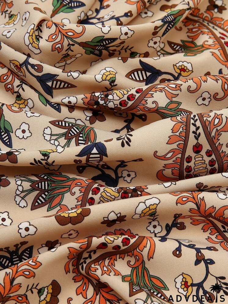 Flower Print Bandana