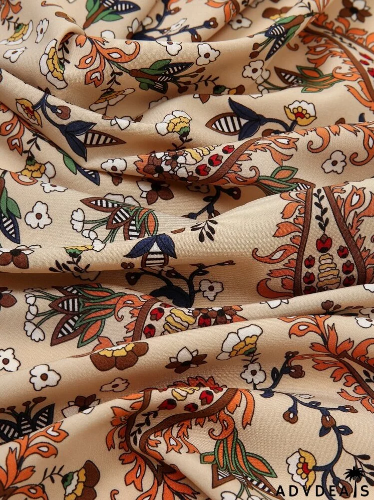 Flower Print Bandana