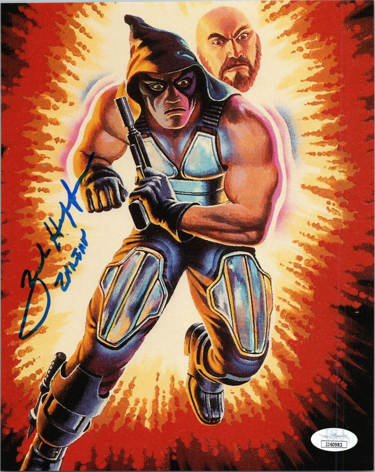 ZACK HOFFMAN Authentic Hand-Signed G.I.JOE ~ ZARTAN