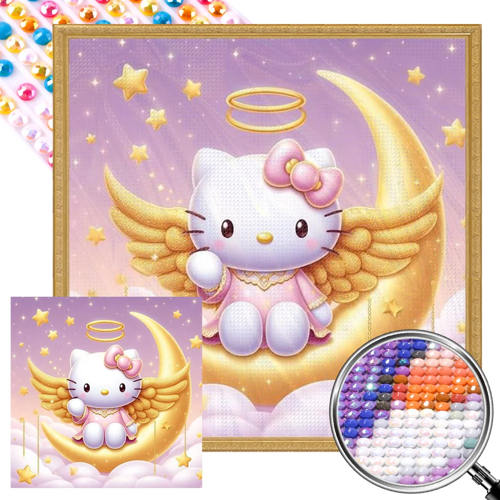 Cute Hello Kitty Diamond Painting 