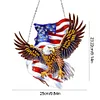 Diamond Painting Acrylic American Eagle Hanging Pendant