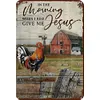 Chicken On The Farm - Vintage Metal Signs - 20*30cm/30*40cm