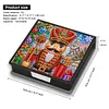 Christmas Nutcracker DIY PU Diamond Painting Note Box 160 Papers Memo Box