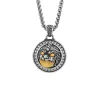 【Rotating Gold Coin】Sterling Silver Pixiu Pendant Necklace for Men - Original Design