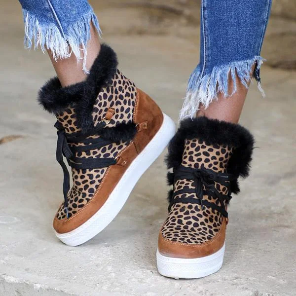 Women Winter Wedge Boots