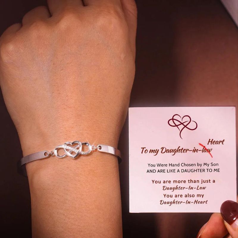 Unique Gift To My Daughter-in-law - You Are Also My Daughter In Heart - Infinity Bracelet