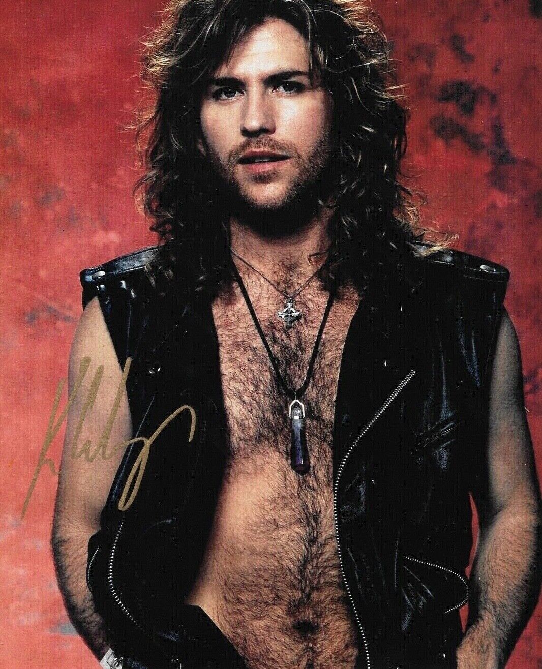 * KIP WINGER * signed 8x10 Photo Poster painting * WINGER BAND * PROOF * 5