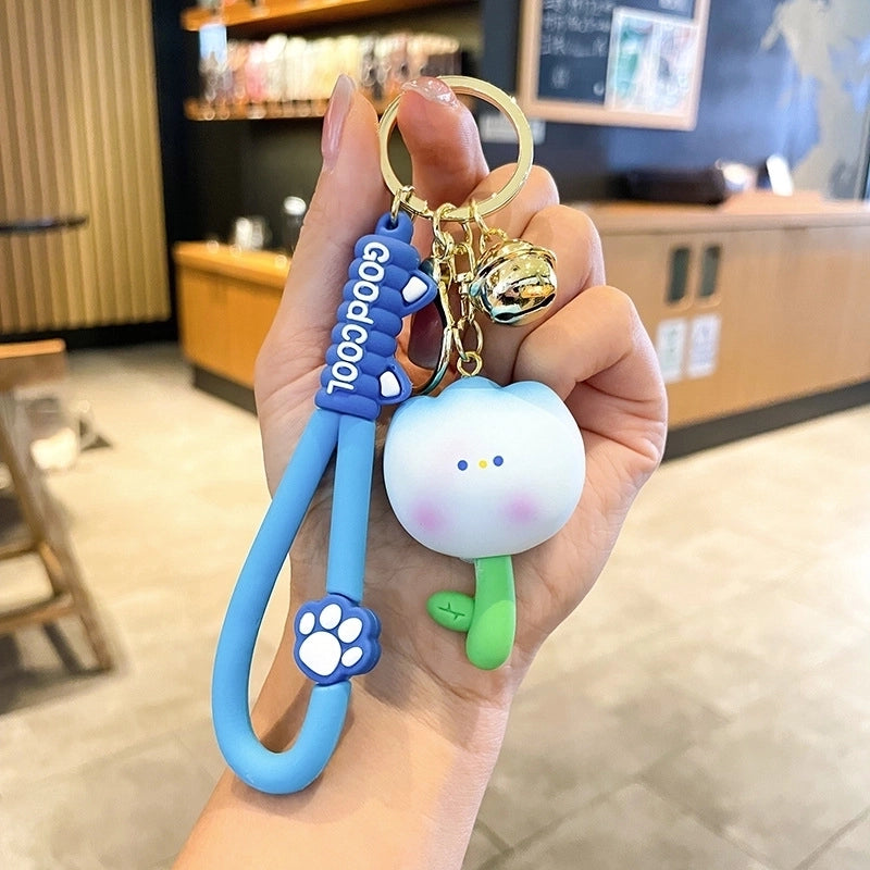 Cute Flower Resin Women’s Keychain
