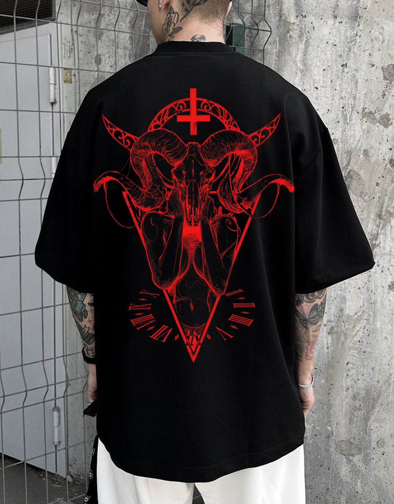 Satan Print T-shirt / TECHWEAR CLUB / Techwear