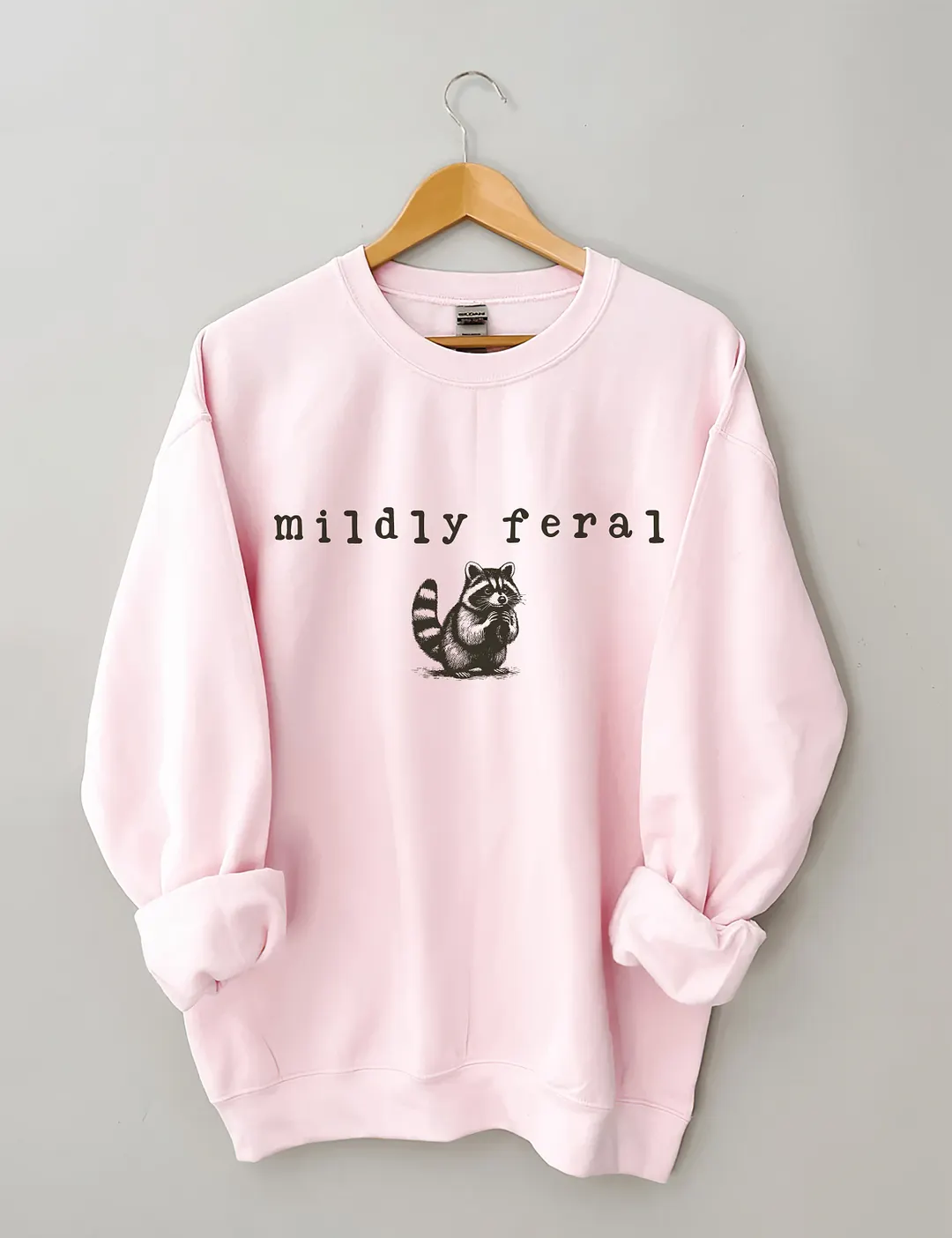 Mildly Feral Raccoon Sweatshirt