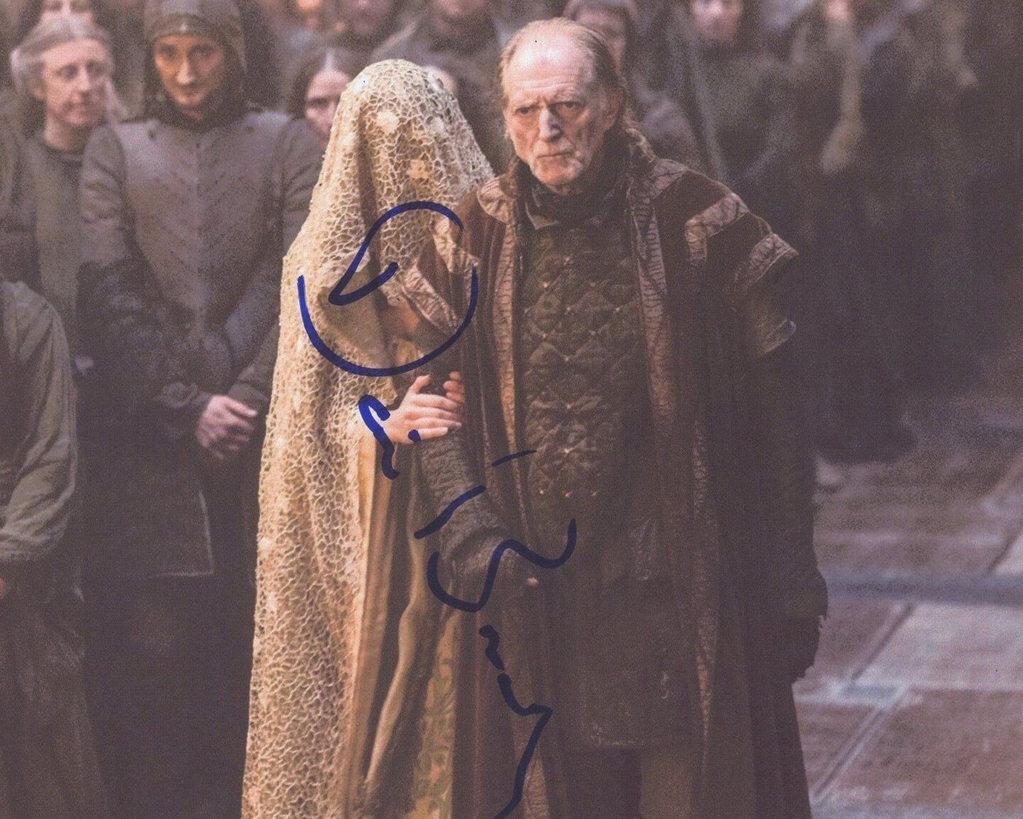 David Bradley Signed Autographed 8x10 Photo Poster painting Harry Potter Argus Filch COA VD