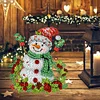 Acryl Weihnachten Schneemann schütteln Kopf - 5d DIY Handwerk Ornament