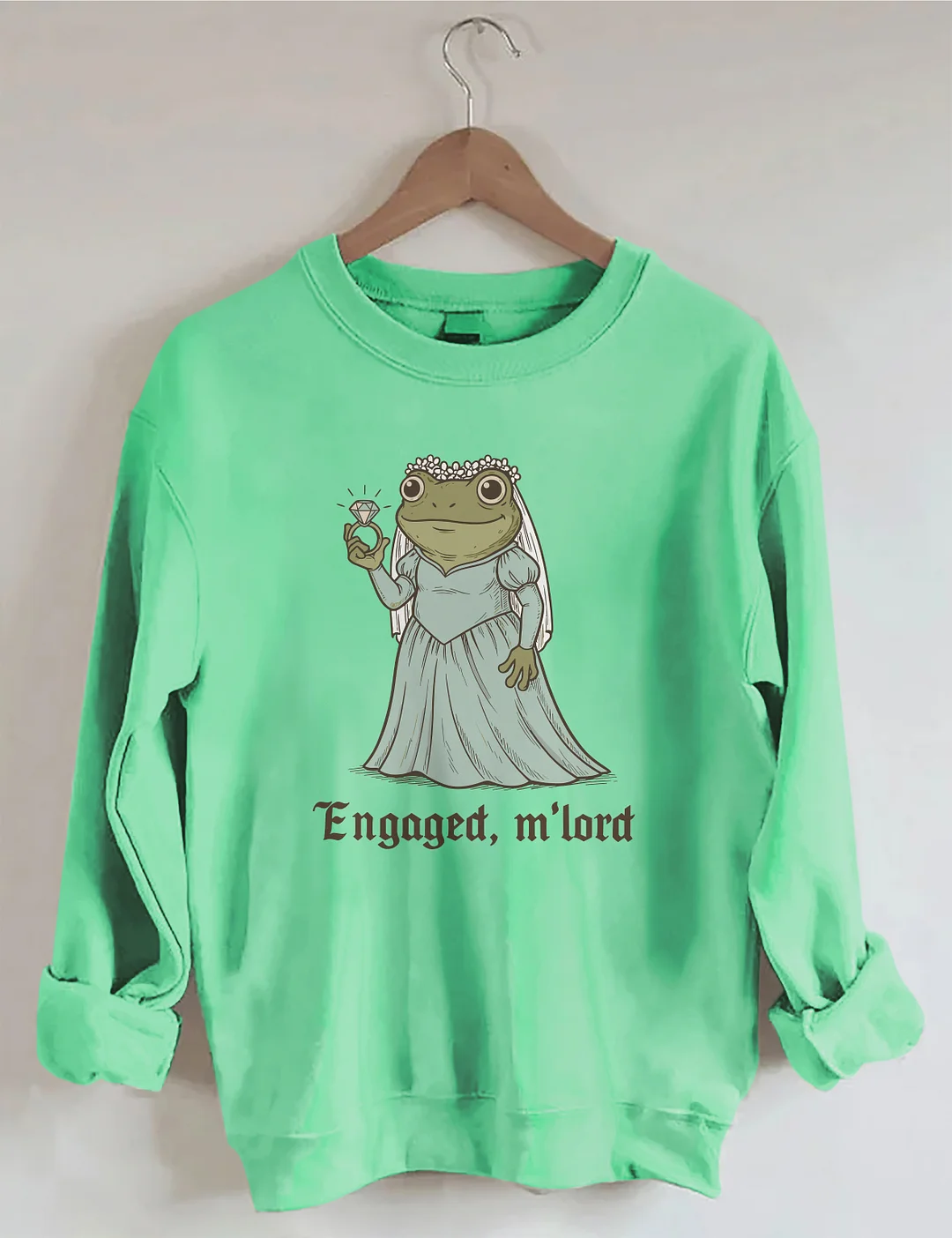 Funny Frog Engagement Sweatshirt
