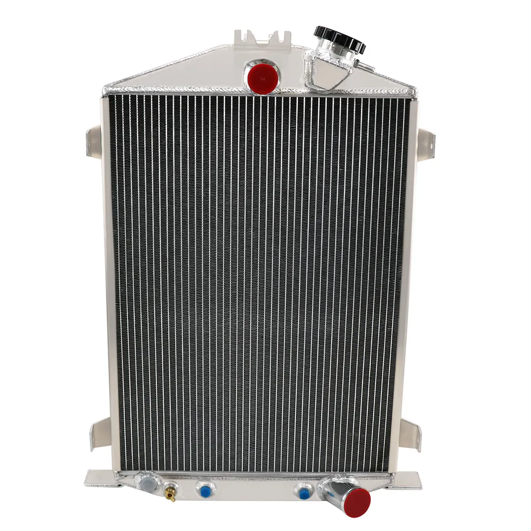 Rat Rod Radiator Table 4Row Radiator For 1932 Ford Lo Boy Low Boy Street Rod Rat Rod Model B ...
