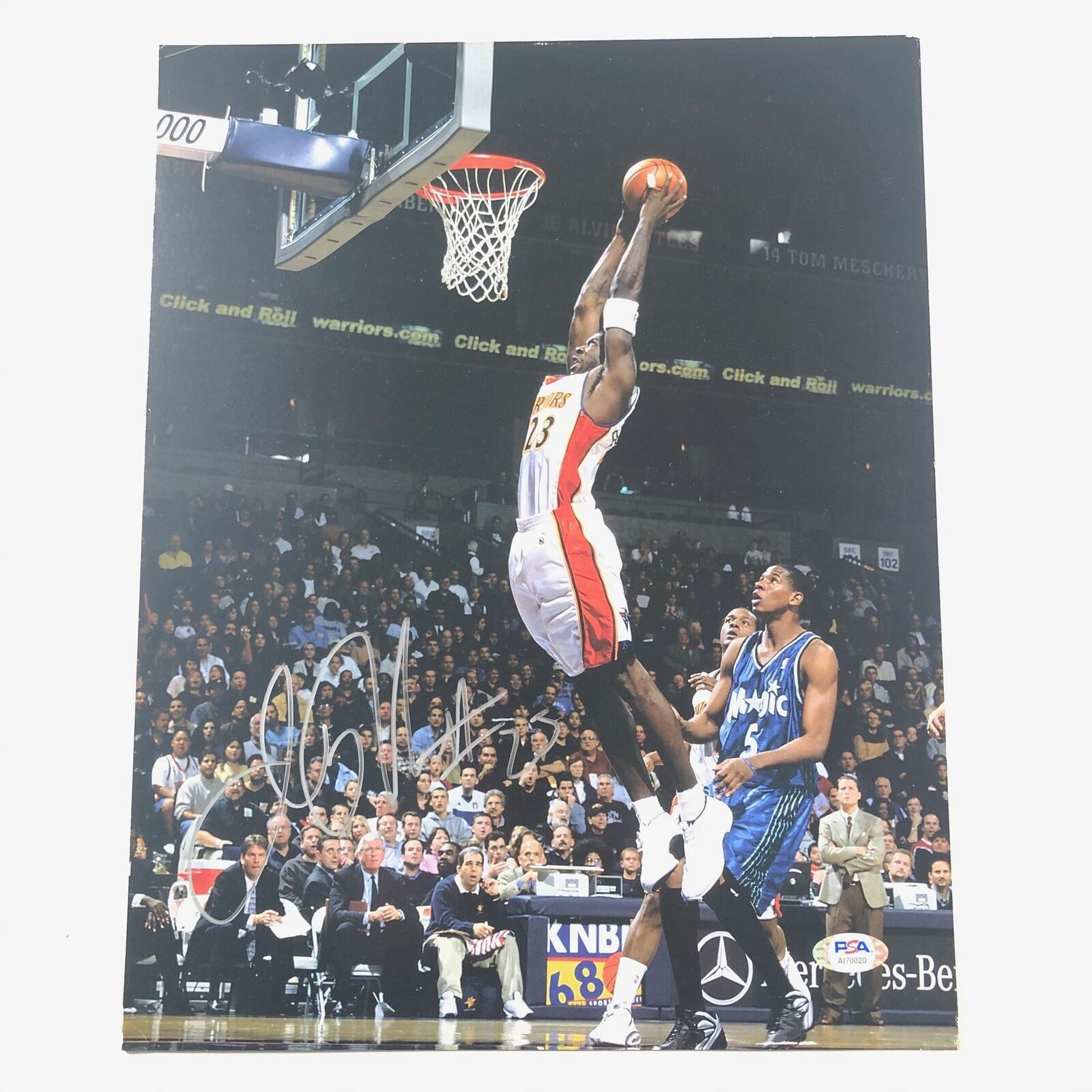 Jason Richardson signed 11x14 Photo Poster painting PSA/DNA Warriors Autographed