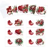 12Pcs Valentines Day Heart DIY Diamond Painting Greeting Cards for Adults Gifts