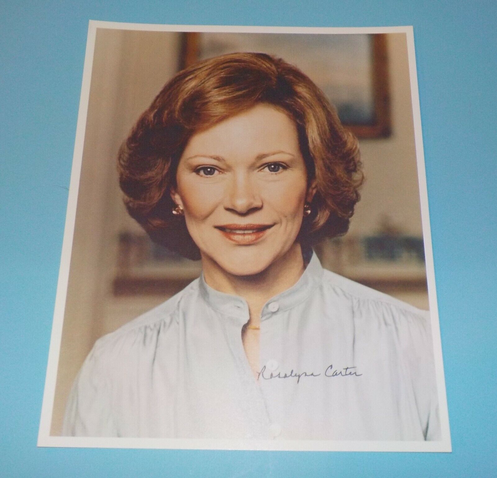 Rosalynn Carter Signed Autographed 8x10 Photo Poster painting Wife President Jimmy Carter