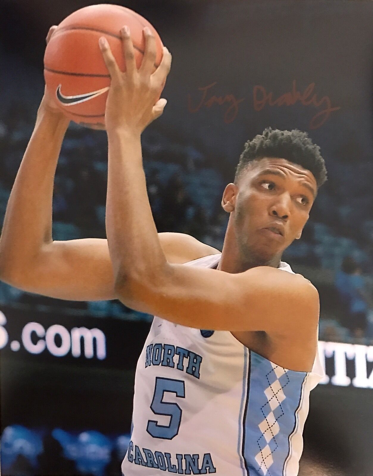 Tony Bradley Signed Autographed North Carolina Tar Heels 8x10 Photo Poster painting Final Four