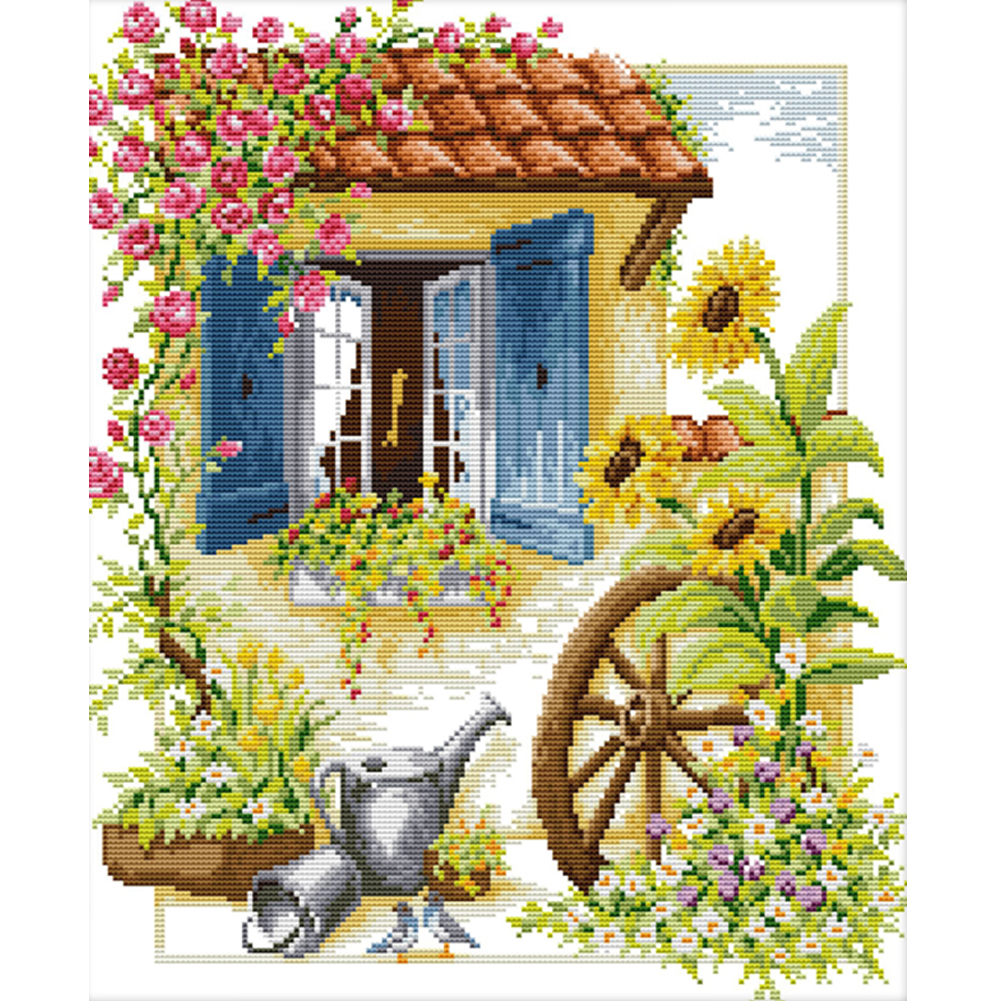 

Float - 14CT Stamped Cross Stitch - 44*37CM, 501 Original