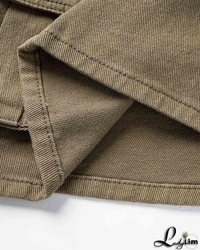 Elrose Denim Utility Skirt