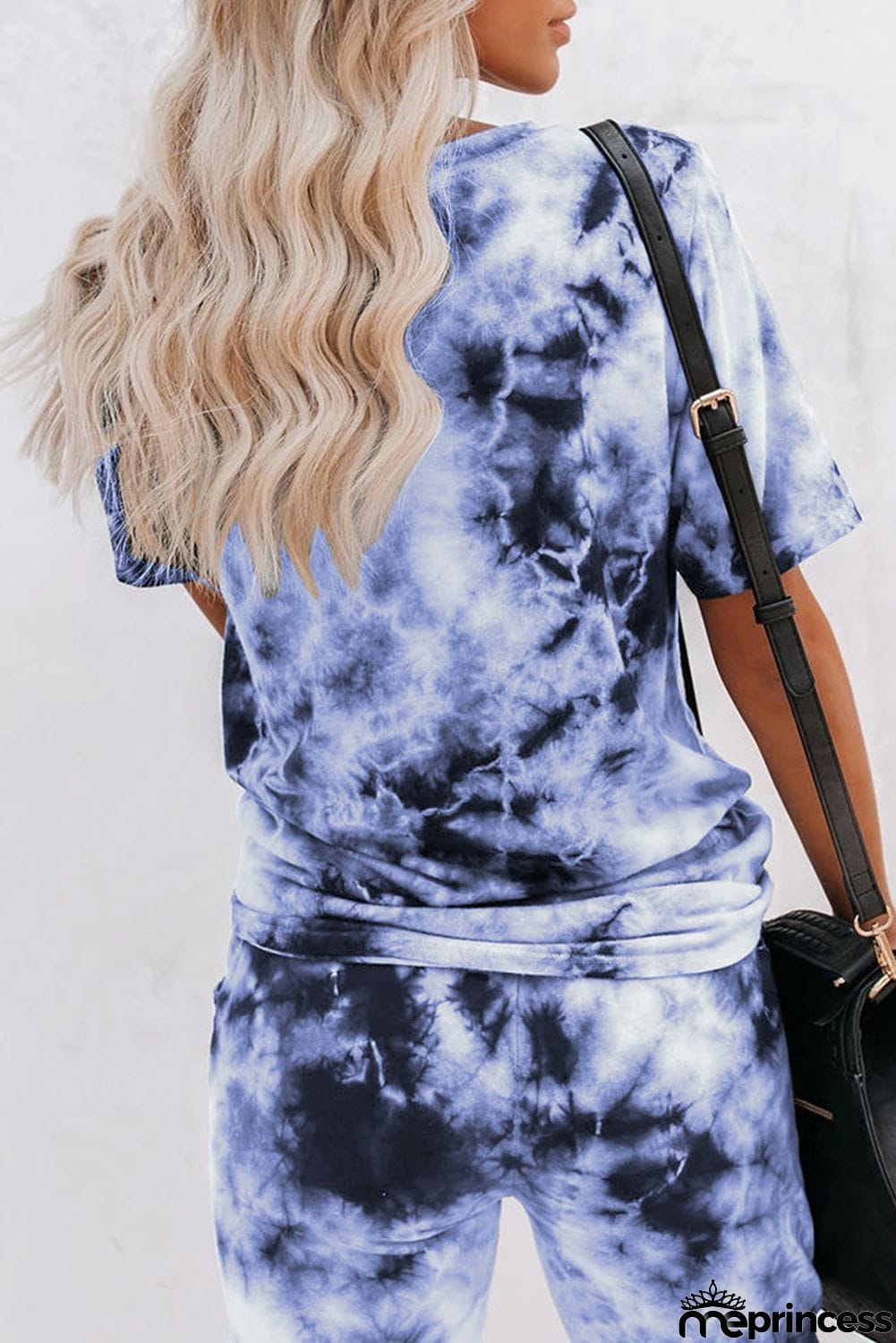 Tie-dye Tee and Sweatpants Sports Wear