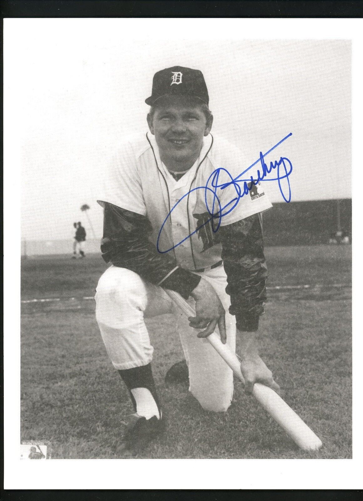 Jim Northrup Signed Autographed 8 1/2 x 11 Photo Poster painting Detroit Tigers