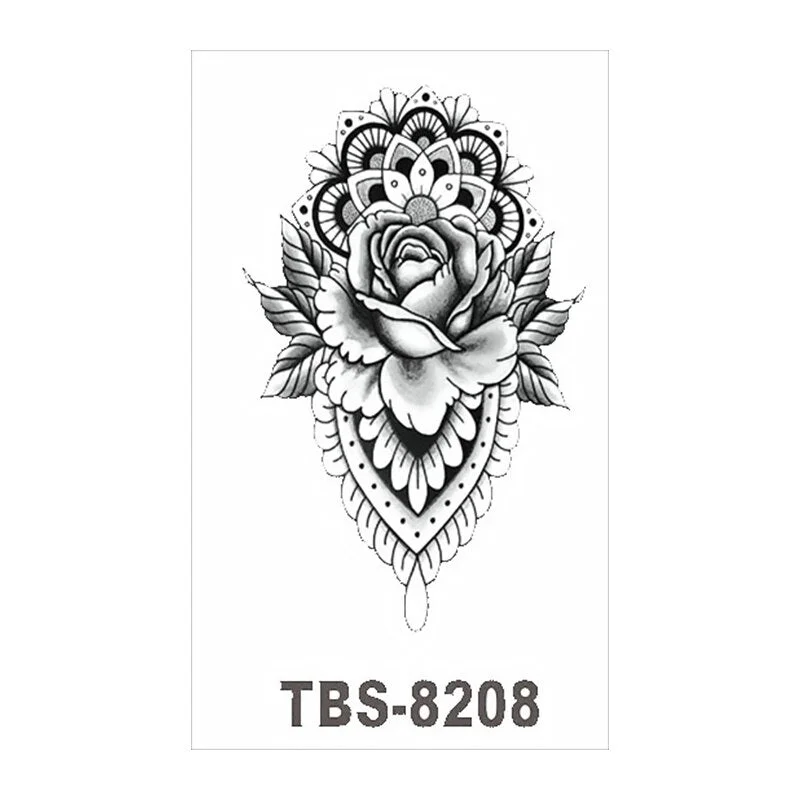 Waterproof Temporary Tattoo Stickers Wolf Fox Tattoo Chest Stickers Leg Arm Tatoo Man Woman Fake Tattoo Art Fashion Body Jewelry