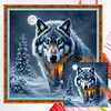 Wolf-11CT Counted Cross Stitch 40*40cm/15.75*15.75in