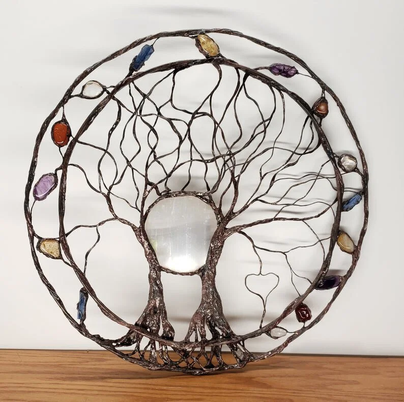 Circle Of Life Metal Tree Wall Art