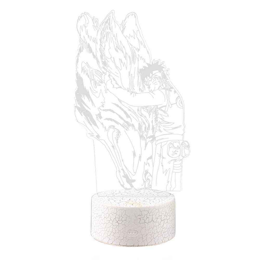 

3D Acrylic Touch Remote Control Cartoon Figure Bedside-3D Night Light, 501 Original