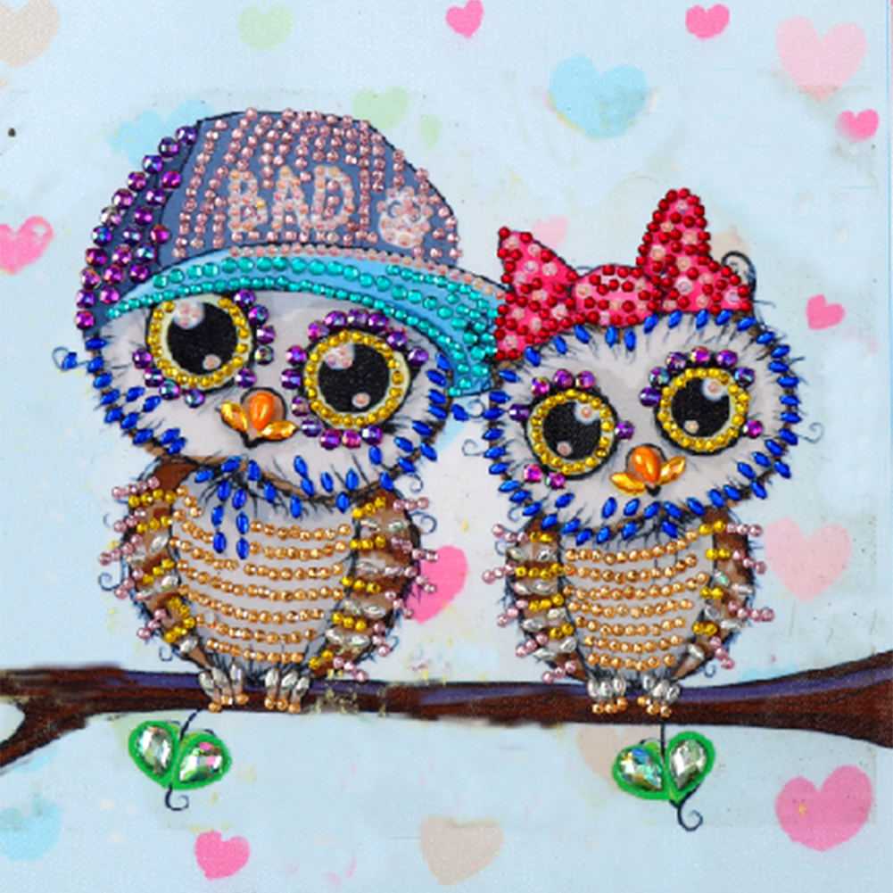 

30*30CM - Special Shaped Diamond Painting - Bird, 501 Original